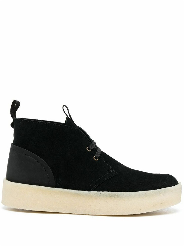 Photo: CLARKS - Desert Cup Suede Ankle Boots