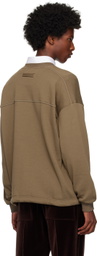 ZEGNA Brown Crewneck Sweatshirt