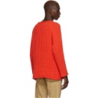Eckhaus Latta Red Referee Sweater