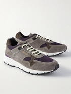 Paul Smith - Gorio Mesh-Trimmed Suede Sneakers - Gray