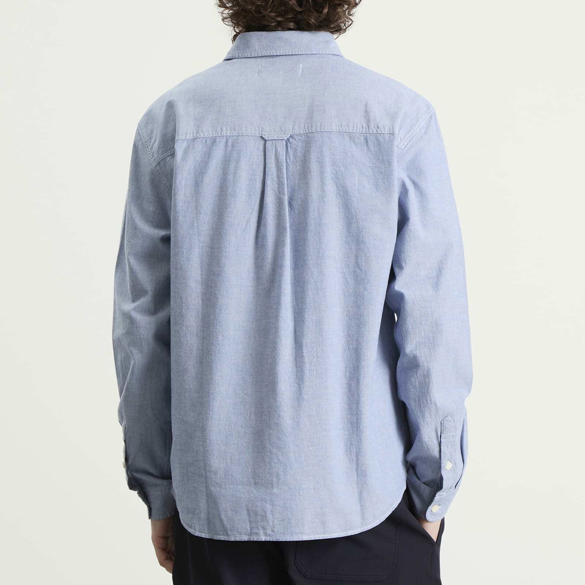 Kestin Men's Kinnaird Shirt in Blue Chambray