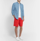 Barena - Linen-Blend Shorts - Men - Red