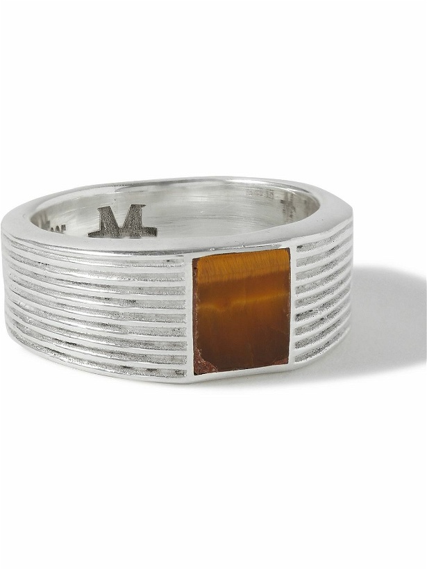 Photo: Maiden Name - Throwing Fits The Dan Sterling Silver Tiger's Eye Ring - Silver