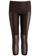 Knwls Grace Cropped Fine-knit Leggings Brown