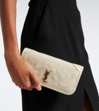 Saint Laurent Niki leather wallet on chain