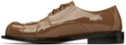 Situationist Brown Leather Oxfords