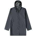 Stutterheim Men's Stockholm LW Raincoat in Charcoal