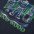 Wood Wood Men's Bobby Jc Office T-Shirt in Navy