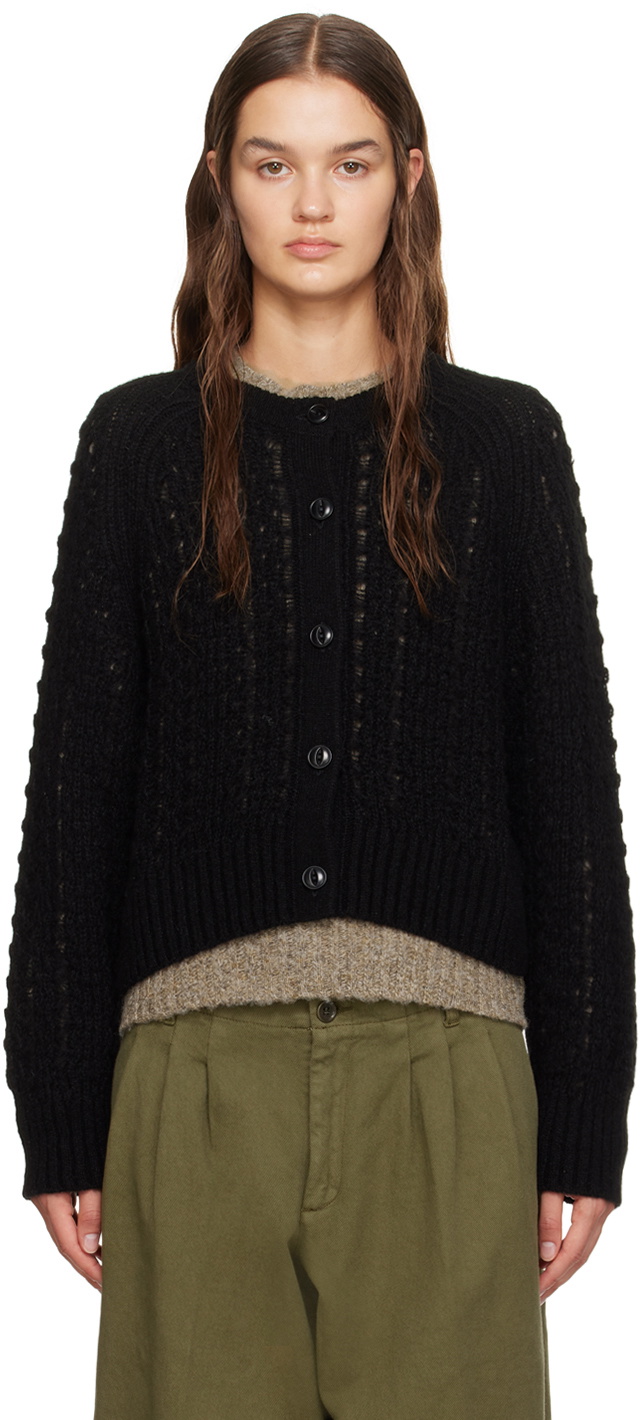 YMC Black Foxtail Cardigan YMC