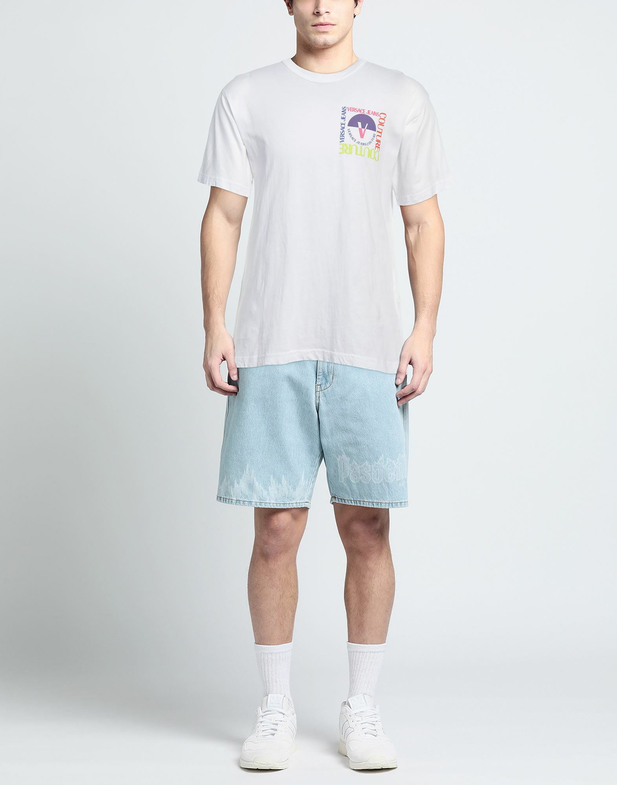 Versace Jeans Couture Mens T-shirt in White