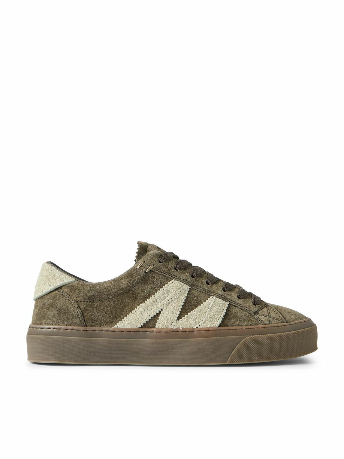 【送関込】MONCLER☆Trailgrip lite3 nubuck & suede trainers Trailgrip Lite Khaki Sneakers - Moncler - Men | WE IN STYLE
