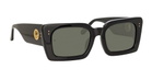 Linda Farrow Nieve - Black / Yellow Gold Sunglasses