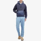 RRL Men's Popover Hoodie in Navy Multi