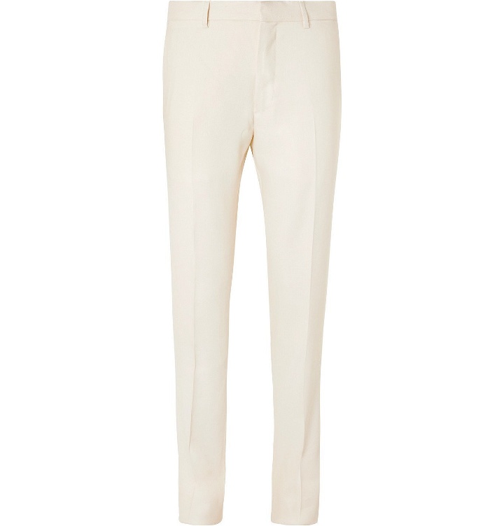 Photo: Caruso - Pleated Linen and Silk-Blend Twill Suit Trousers - Neutrals
