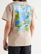 NIKE - ACG NRG Crater Lake Printed Cotton-Jersey T-Shirt - Neutrals