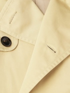TOM FORD - Double-Breasted Cotton and Silk-Blend Trench Coat - Neutrals
