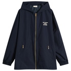 Drôle de Monsieur Men's Drole De Monsieur Slogan Zip Hoodie in Navy