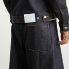 Sage Nation Men's Raw Indigo Box Pleat Trouser