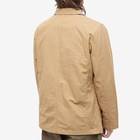 Universal Works Men's Heavy Ripstop Bakers Jacket in Sand