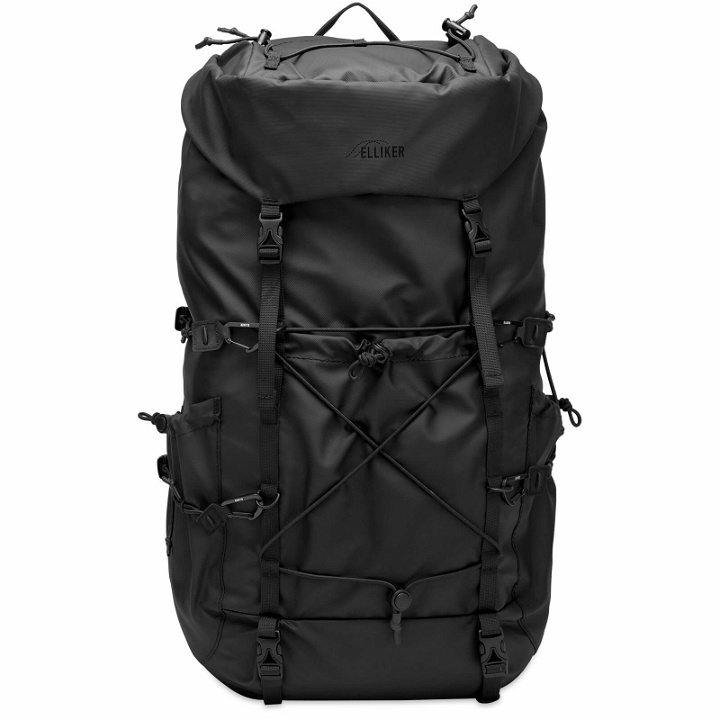 Photo: Elliker Maller Large Flapover Backpack in Black 
