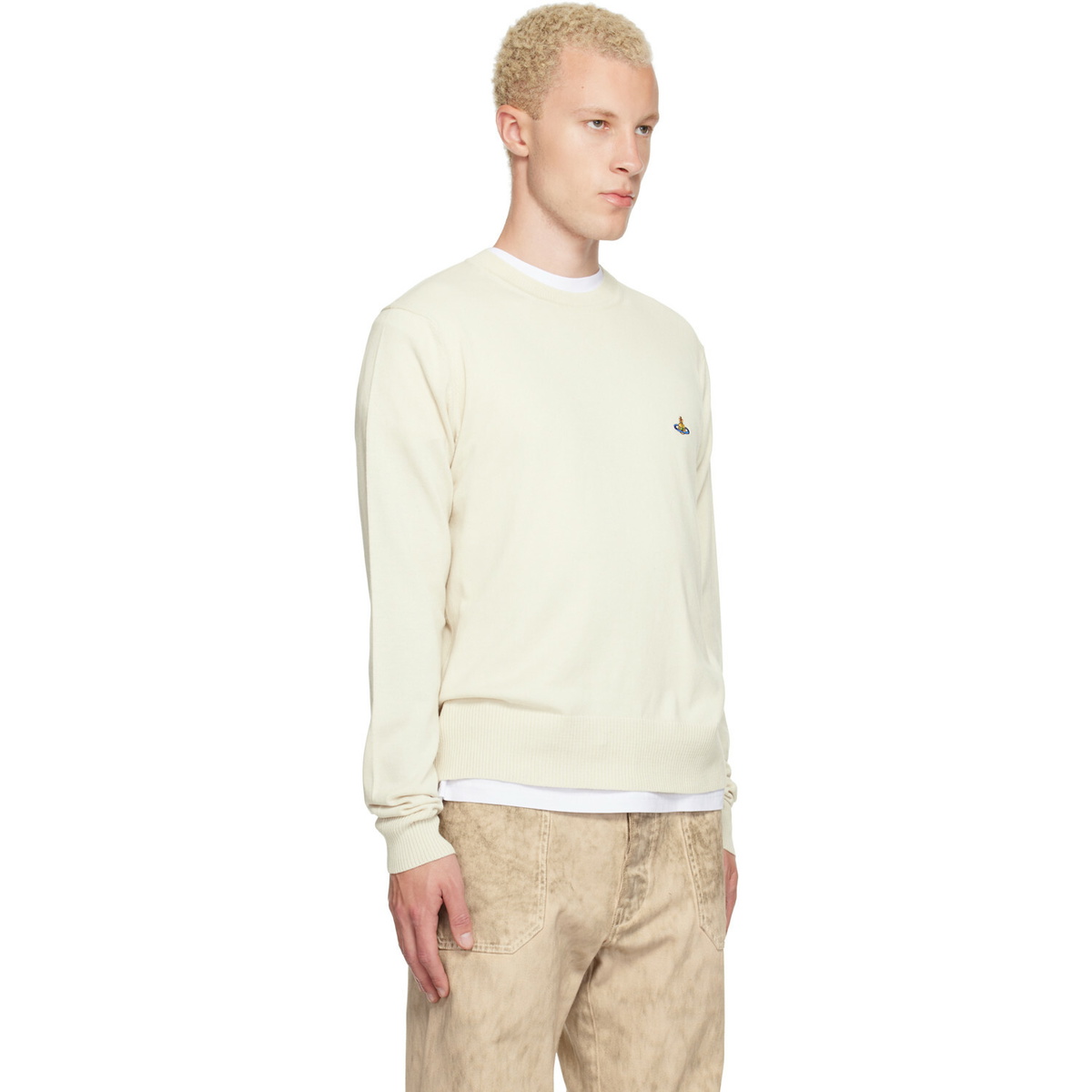 Vivienne Westwood Off-White Alex Round Neck Sweater