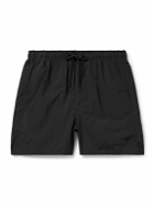 Norse Projects - Hauge Straight-Leg Mid-Length Recycled Swim Shorts - Black