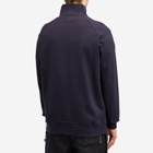 C.P. Company Men's Diagonal Raised Fleece Zipped Sweatshirt in Total Eclipse
