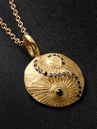 Elhanati - Star Sign Gemini Gold Diamond Pendant Necklace