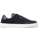 Paul Smith - Earle Suede and Leather Sneakers - Men - Navy