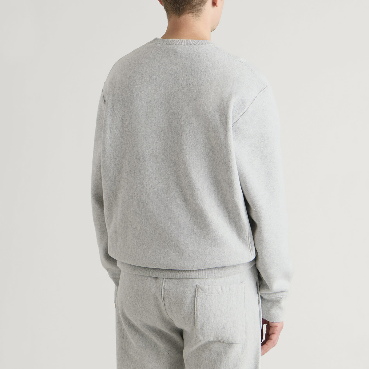 Champion Men's Reverse Weave Relaxed Sweatshirt in Grey Marl