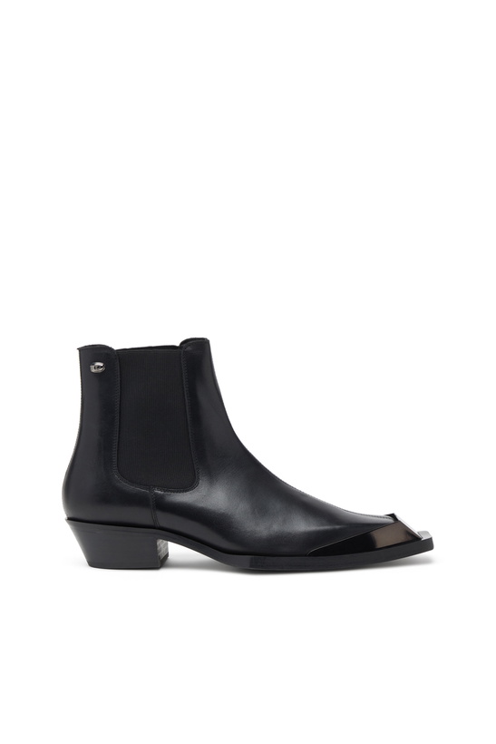 Photo: Diesel D-Tona-Leather Chelsea boots - Boots Mens in Black