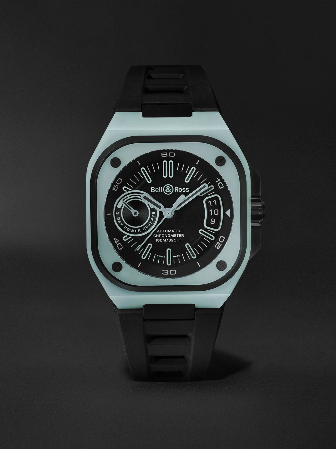 Bell & Ross - BR-X5 Lum Automatic Titanium Watch, Ref. BRX5R-BLUM-TC/SRB