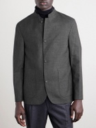 Officine Générale - Meryl Virgin Wool, Silk and Linen-Blend Jacket - Gray