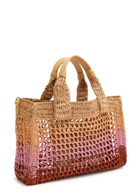Chloe Summer Banana Logo Leather and Raffia Tote - Multicoloured 1 - One Size