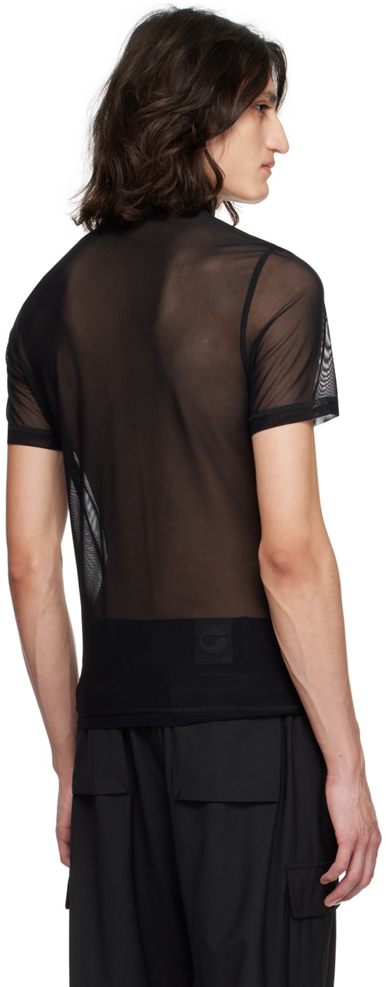 Coperni Black Fitted Turtleneck