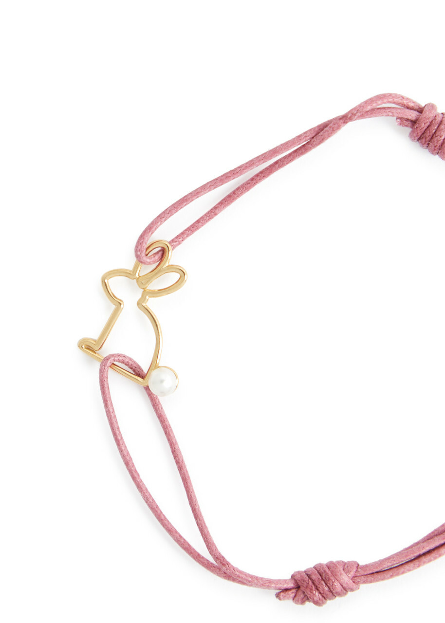 Aliita Conejito Perla Cord Bracelet - Pink - One Size
