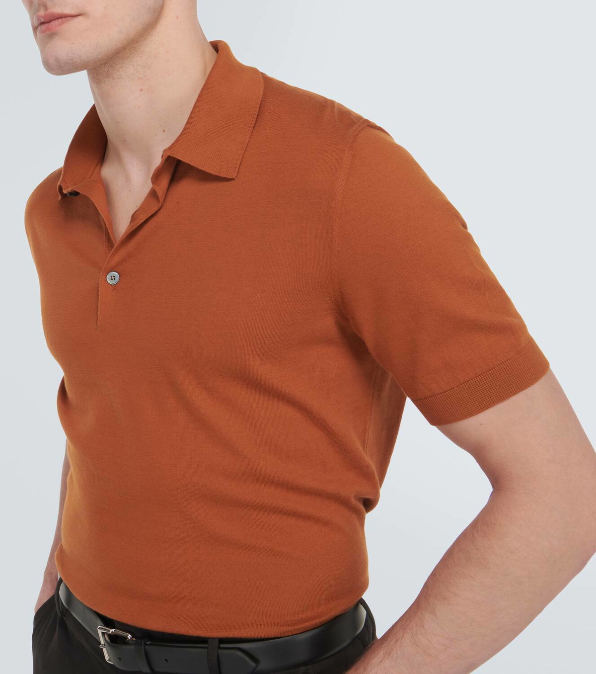 Zegna Men's Regular Fit Polo Shirt Green main image 1