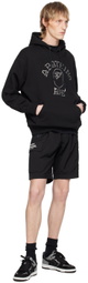 BAPE Black Rhinestone College Hoodie