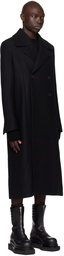 Rick Owens Black New Bell Coat