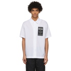 Versace Jeans Couture White Warranty Bowling Short Sleeve Shirt