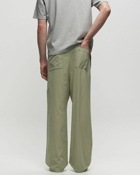 Ami Paris Elasticated Waist Pant Green - Mens - Casual Pants