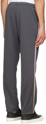 Palm Angels Gray Classic Track Lounge Pants