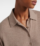The Frankie Shop Tala wool-blend polo sweater