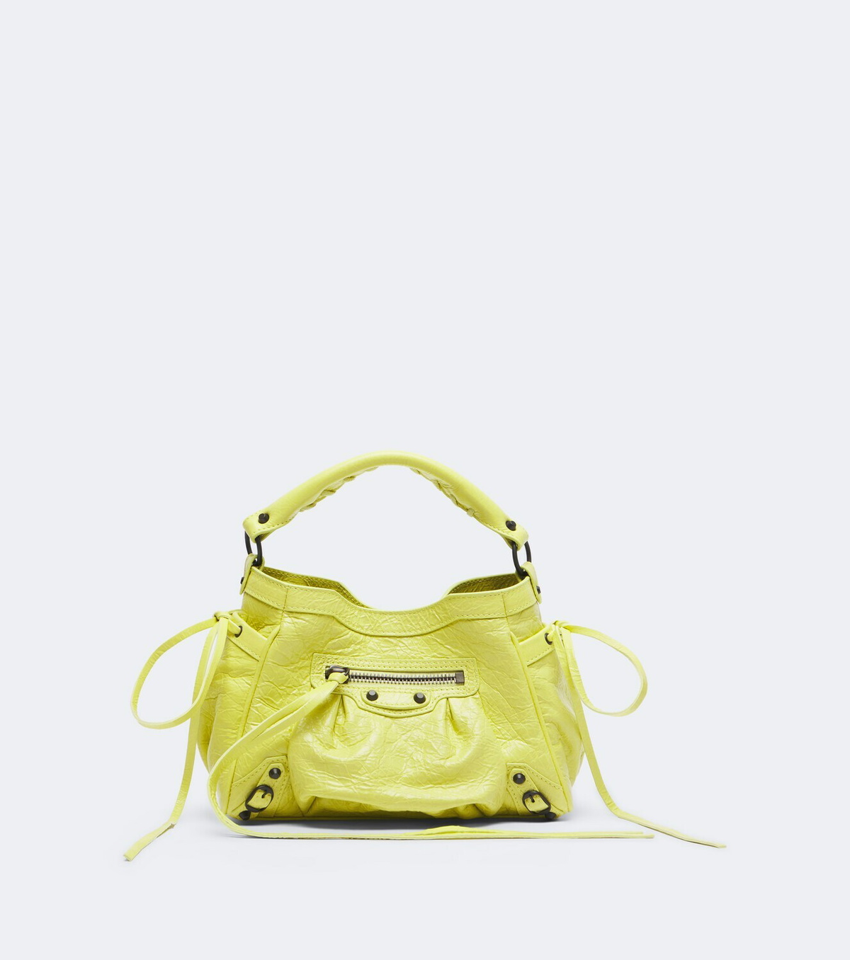 Balenciaga Le City Nano leather top-handle bag