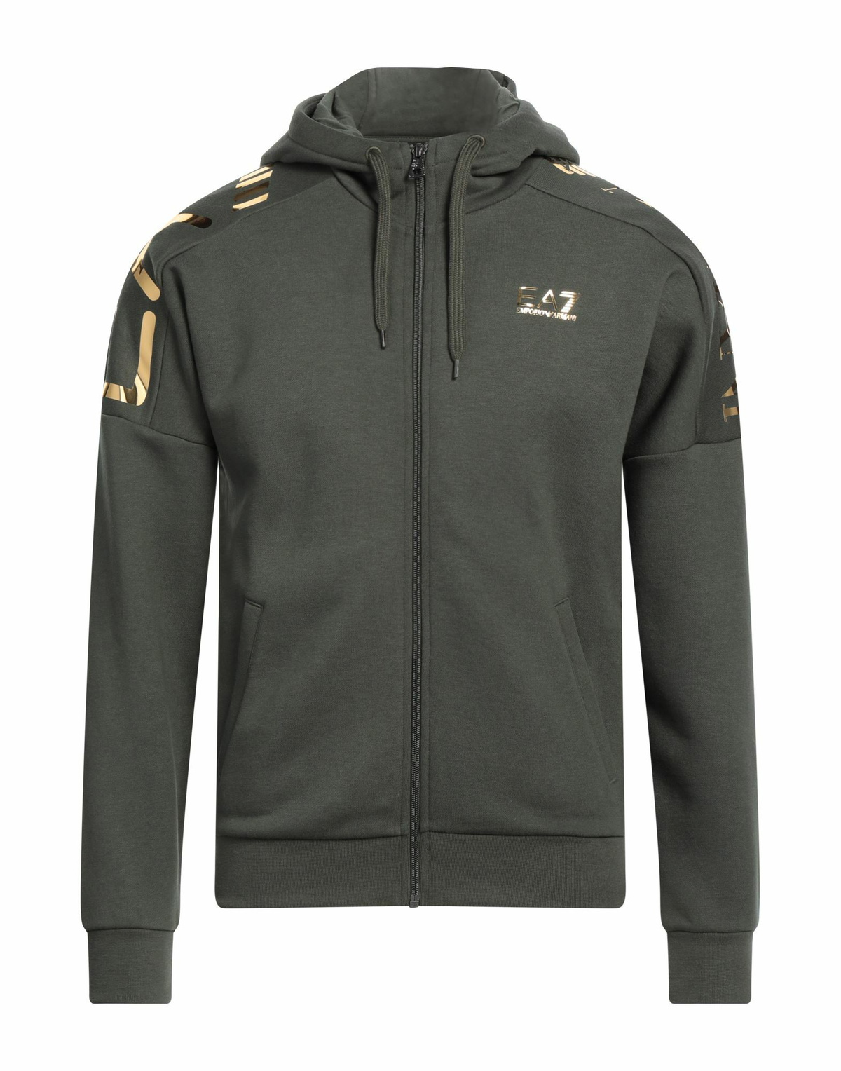 Ea7 Mens Sweatshirt Military in Green