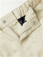 Dunhill - Tapered Cotton-Blend Trousers - Neutrals