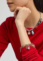 Marc Jacobs Grunge Glam Charm Bracelet - Silver - One Size