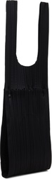 PLEATS PLEASE ISSEY MIYAKE Black Pleats Bridge Tote
