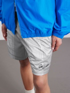 Acne Studios - Ronso Sport Straight-Leg Logo-Print Jersey Shorts - Gray