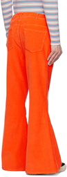 ERL Orange Flared Trousers